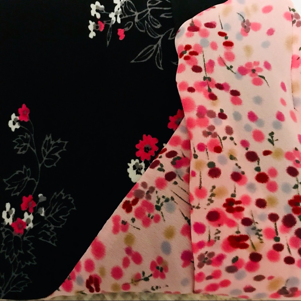Johnathan Martin skirt- pink and black vintage slip skirt- size L check measure - Picture 8 of 9